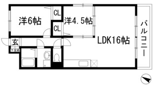 グランドゥール畦野の物件間取画像